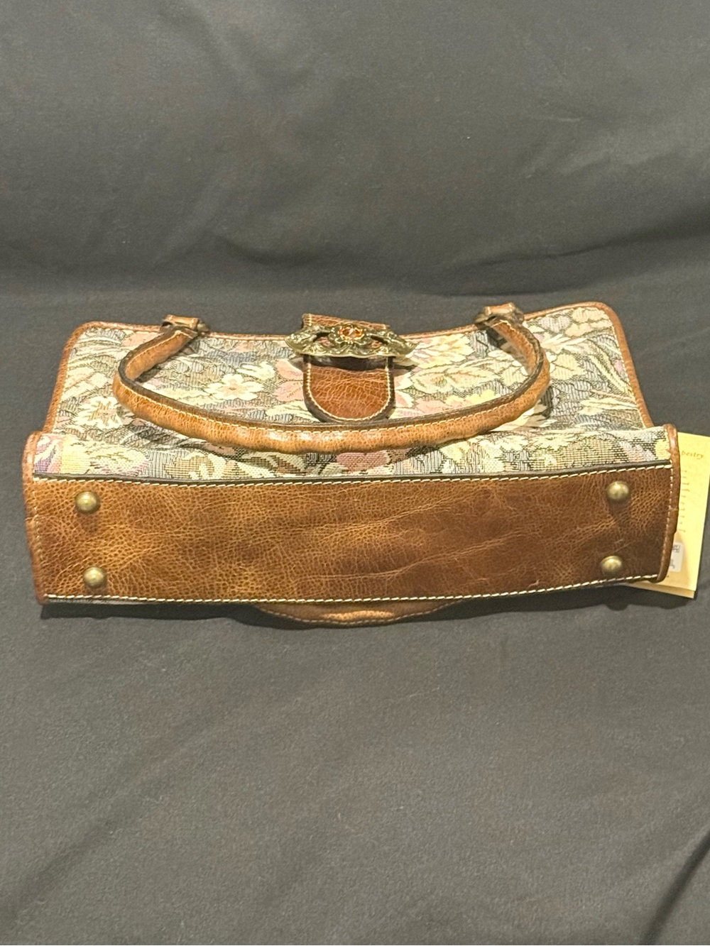 Patricia Nash Floral Tapestry Leather Purse - Picture 4 of 7